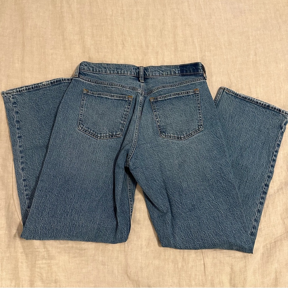 Abercrombie & Fitch Curve Love Baggy Low Rise Jeans - Long - Picture 3 of 5